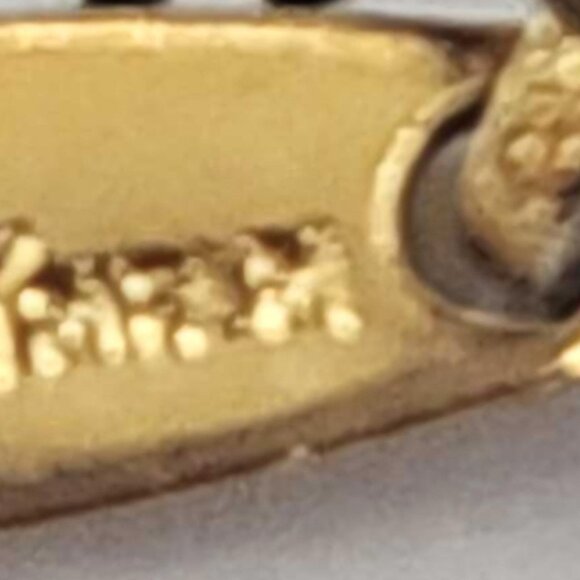 VTG Trifari Tortoise Lucite Necklace - Marked - 19" - Geometric Square Beads - Picture 2 of 7